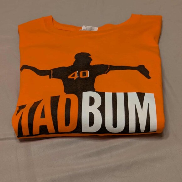 Madison Baumgardner Celebration Mens 2XL Not Licensed On a Gildon Orange Cotton - Picture 3 of 9